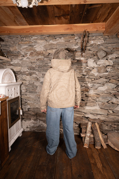 WOOD JACKET- WASHED GREY