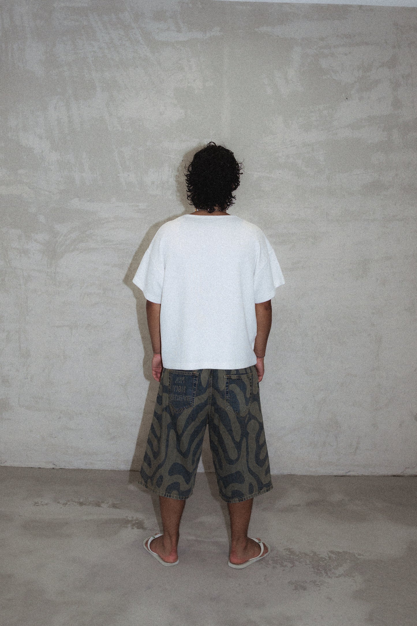 WAFFLE WHITE TEE